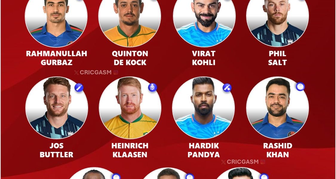 T20 World Cup 2024 Best Players 11 from Semi-final Teams