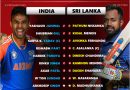 India vs Sri Lanka 2024 1st T20 Best Predicted Playing 11 for Both