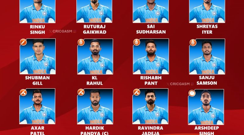 India vs Sri Lanka 2024 ODI Series Best Possible Squad List