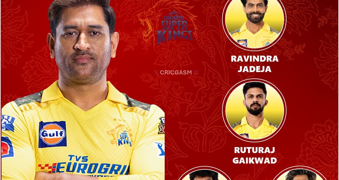 IPL 2025 Chennai Super Kings (CSK) Confirmed Retained Players