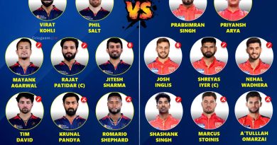 IPL 2025 Royal Challengers Bengaluru vs Punjab Kings - RCB vs PBKS Final Best Dream 11 Team Prediction